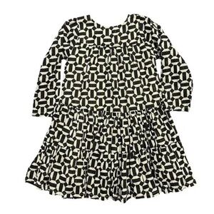 Pink Chicken 3Y Black Gold Caviar Octagon Penelope Dress